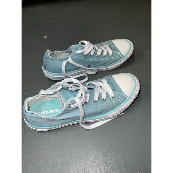 Converse Chuck Taylor All Star Blue Double Tongue Womens Size 5 - Picture 2 of 7